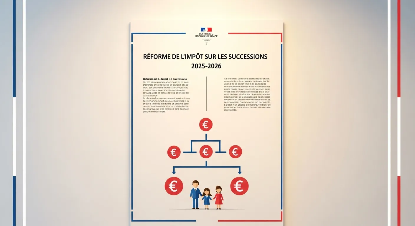Document juridique français sur la réforme des successions 2025-2026