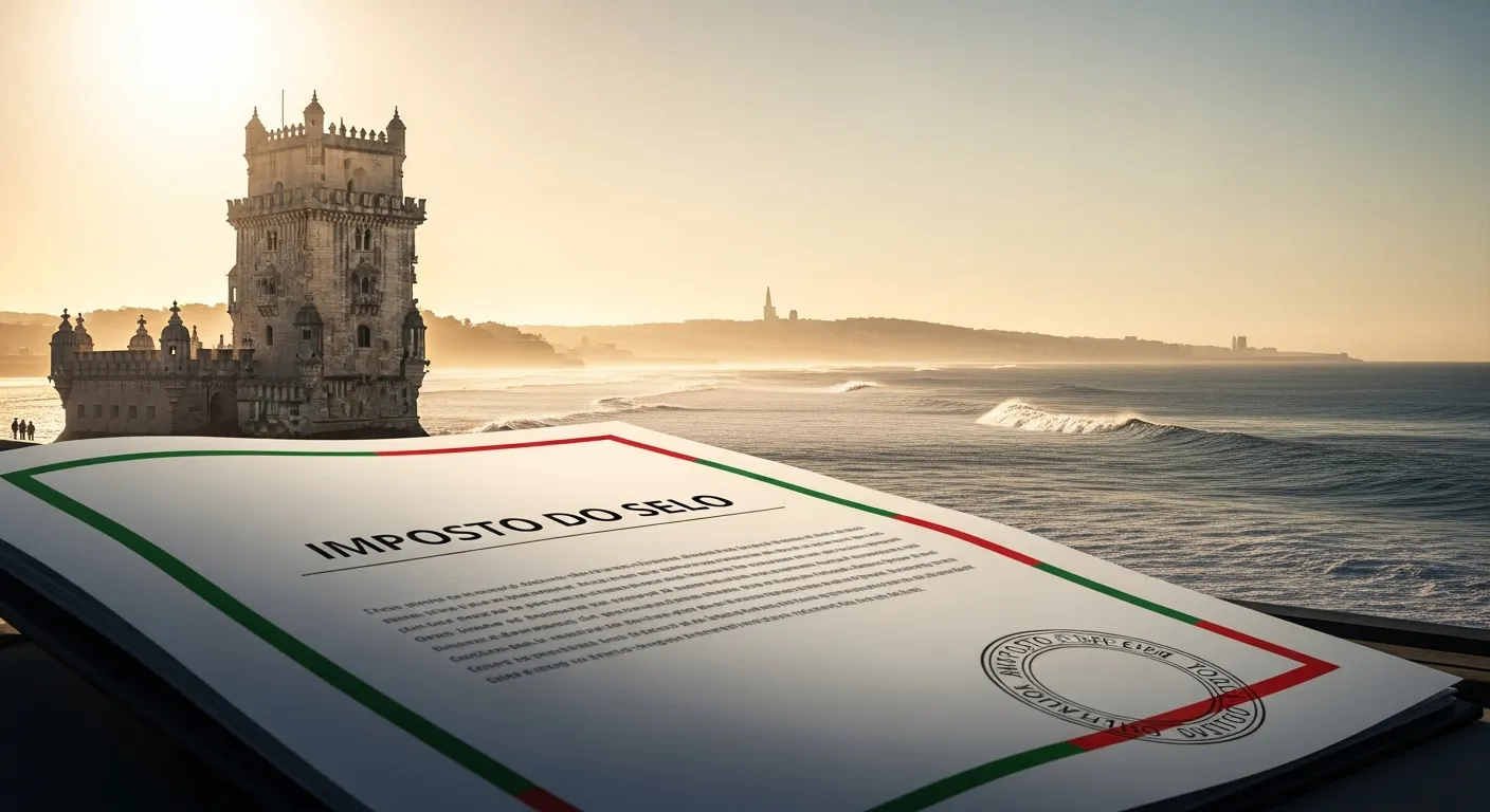 Documentos legais portugueses sobre heranças e imposto do selo